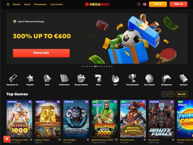 Testimonianza sul casinò online MegaRich: Premi e Metodi di Prelievo